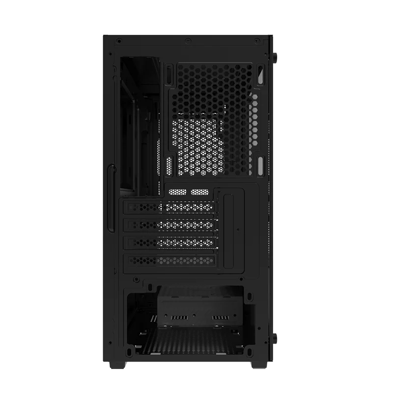 DarkFlash M305 Mesh TG Panel Luxury M-ATX PC Case (Black, White)
