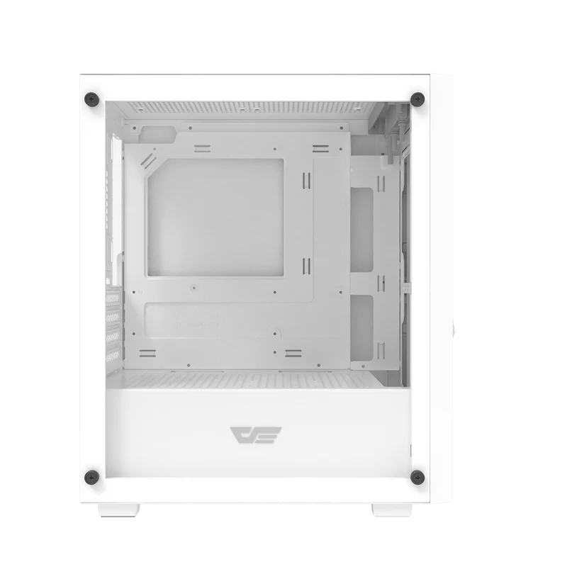 DarkFlash M305 Mesh TG Panel Luxury M-ATX PC Case (Black, White)