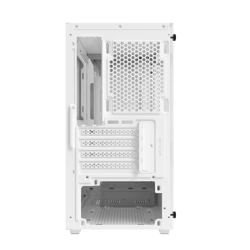 DarkFlash M305 Mesh TG Panel Luxury M-ATX PC Case (Black, White)