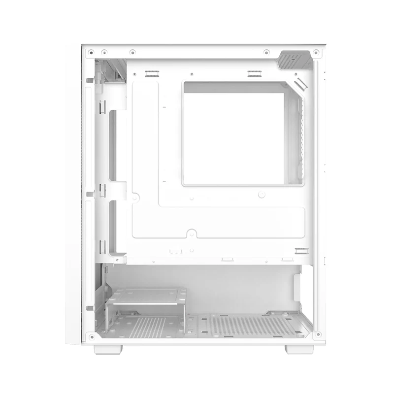 DarkFlash M305 Mesh TG Panel Luxury M-ATX PC Case (Black, White)