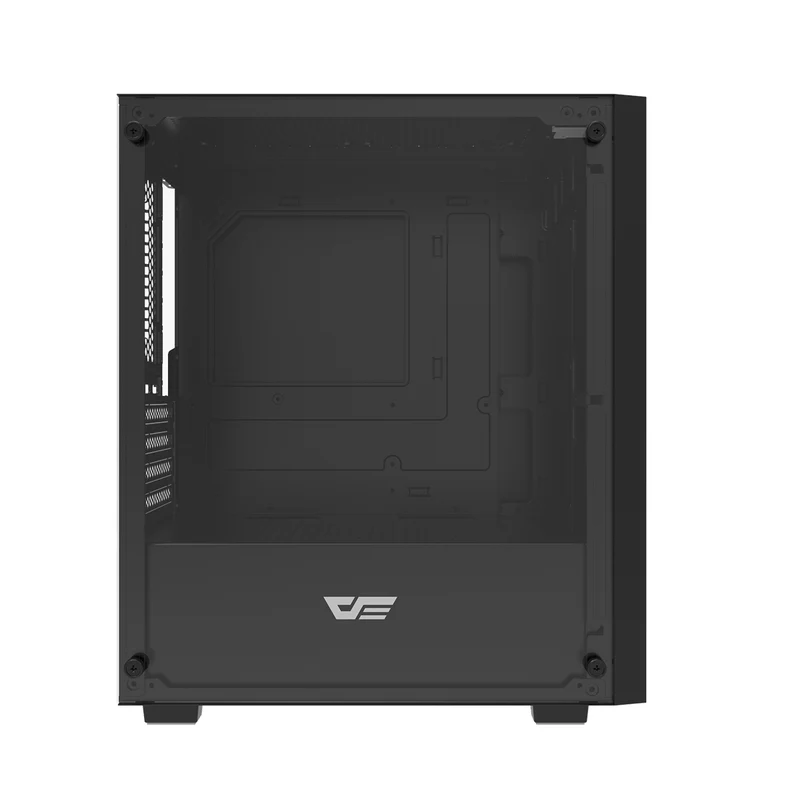 DarkFlash M305 TG Panel Luxury M-ATX PC Case (Black, White)