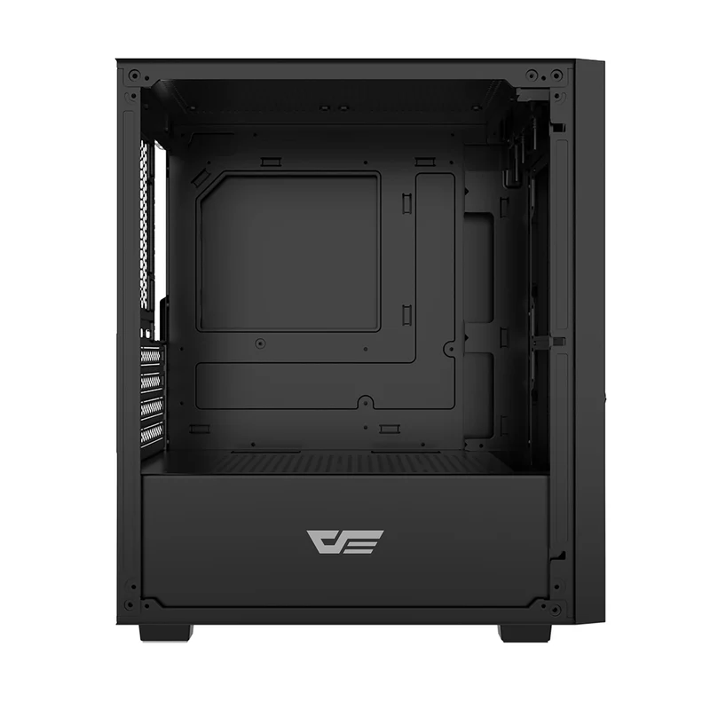 DarkFlash M305 TG Panel Luxury M-ATX PC Case (Black, White)