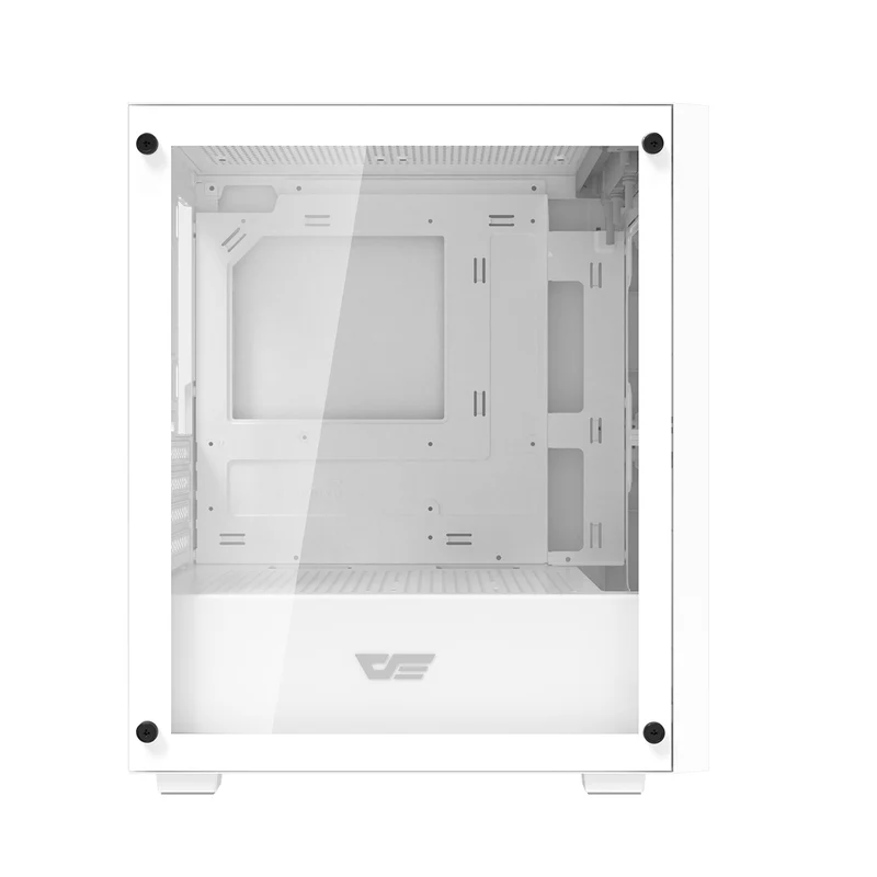 DarkFlash M305 TG Panel Luxury M-ATX PC Case (Black, White)
