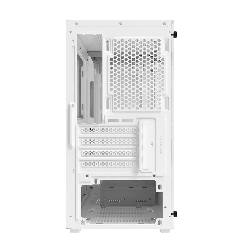 DarkFlash M305 TG Panel Luxury M-ATX PC Case (Black, White)