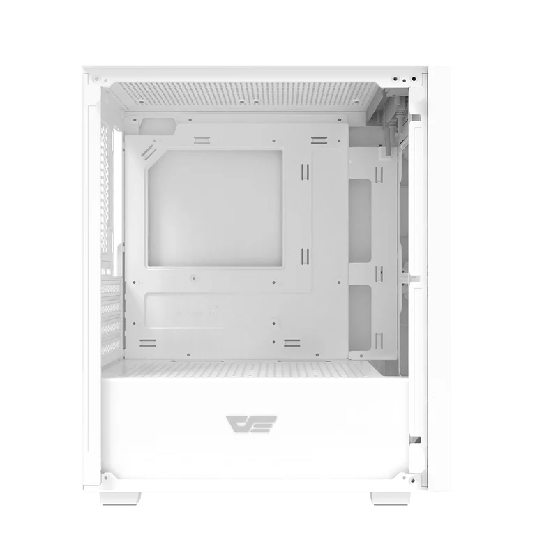 DarkFlash M305 TG Panel Luxury M-ATX PC Case (Black, White)