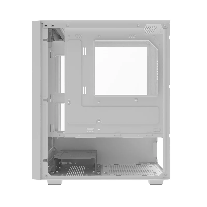 DarkFlash M305 TG Panel Luxury M-ATX PC Case (Black, White)