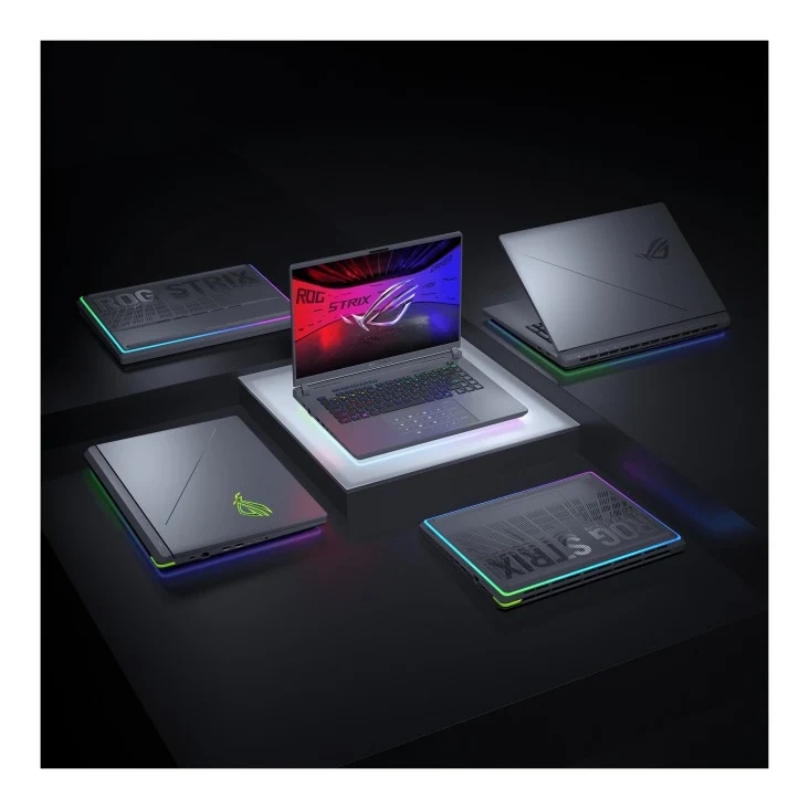 Asus ROG Strix G16 G615LP-S5046WSM Gaming Laptop (Volt Green) | 16" 2.5K (2560x1600) 240Hz IPS | Core Ultra 9 275HX | 16GB RAM | 1TB SSD | RTX 5070 | Windows 11 Home | MS Office 2024 + MS 365 Basic + ROG Impact Gaming Mouse + ROG Backpack