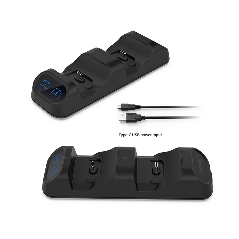 Dobe Charging Dock for PS5 / Switch Pro / GameSir / Xbox Series S/X / Google Controller (Black) TY-0811S