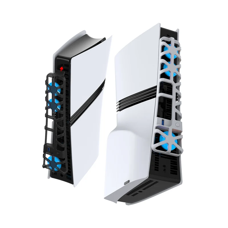 Dobe Cooling Fan for PS5 Pro TP5-35153 (Transparent Black, White)