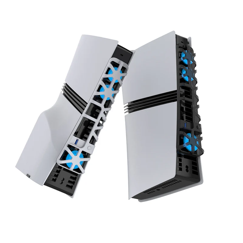 Dobe Cooling Fan for PS5 Pro TP5-35153 (Transparent Black, White)
