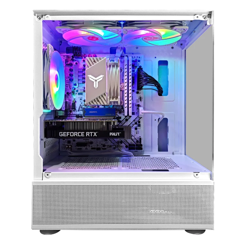 Alpha Reyna White Desktop Gaming PC | Intel i5 12400F | 16 GB RAM | 512 GB SSD | RTX 3050 | Windows 11 Pro