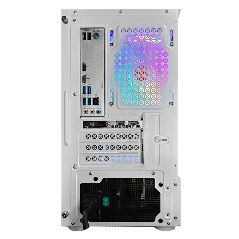 Alpha Reyna White Desktop Gaming PC | Intel i5 12400F | 16 GB RAM | 512 GB SSD | RTX 3050 | Windows 11 Pro