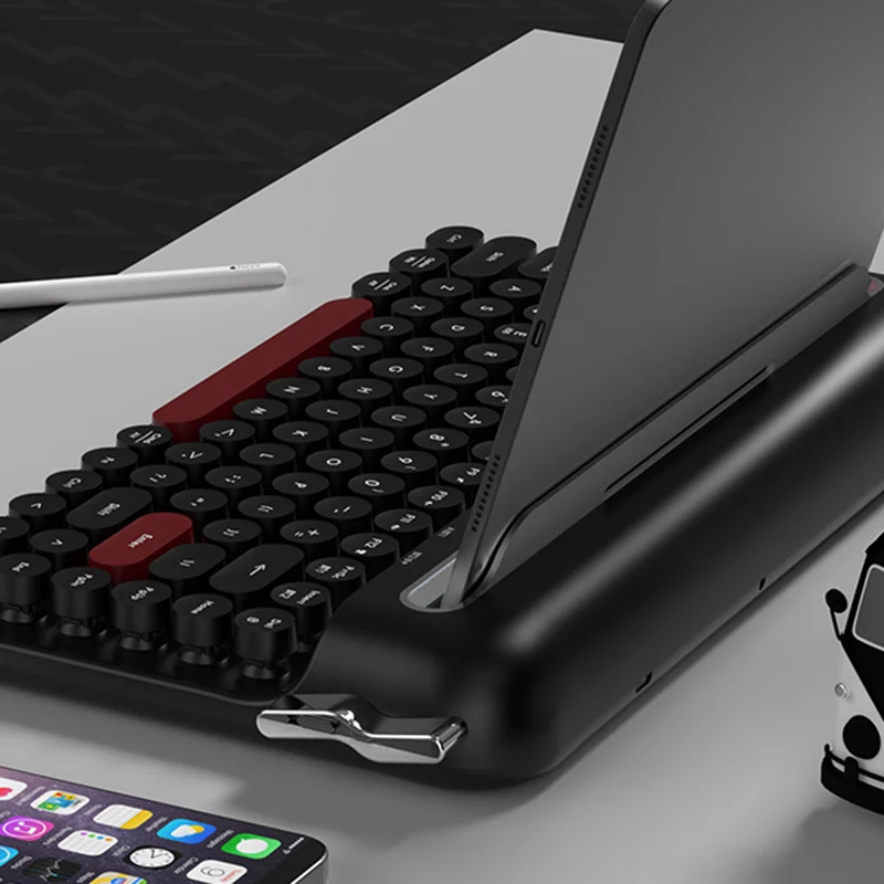 Ajazz AF84 Dual-Mode 84-Keys Membrane Keyboard (Black/Red)