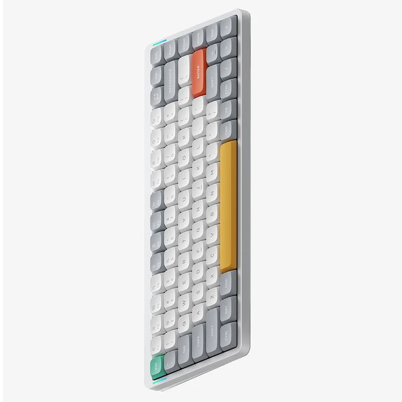 NuPhy Air75 V2 QMK/VIA RGB Hot-Swappable 84-Key Wireless Mechanical Keyboard (Ionic White) (Cowberry Switch)