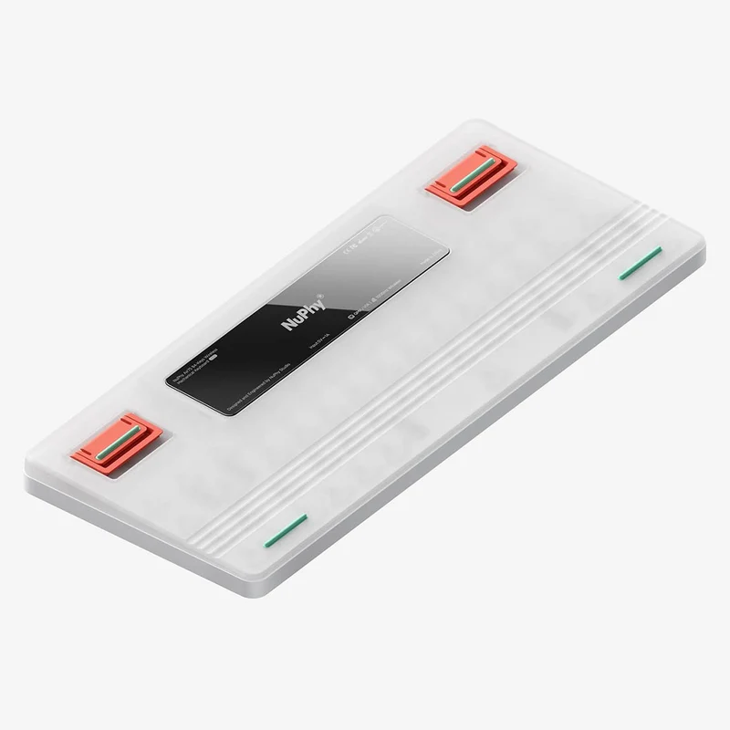 NuPhy Air75 V2 QMK/VIA RGB Hot-Swappable 84-Key Wireless Mechanical Keyboard (Ionic White) (Cowberry Switch)
