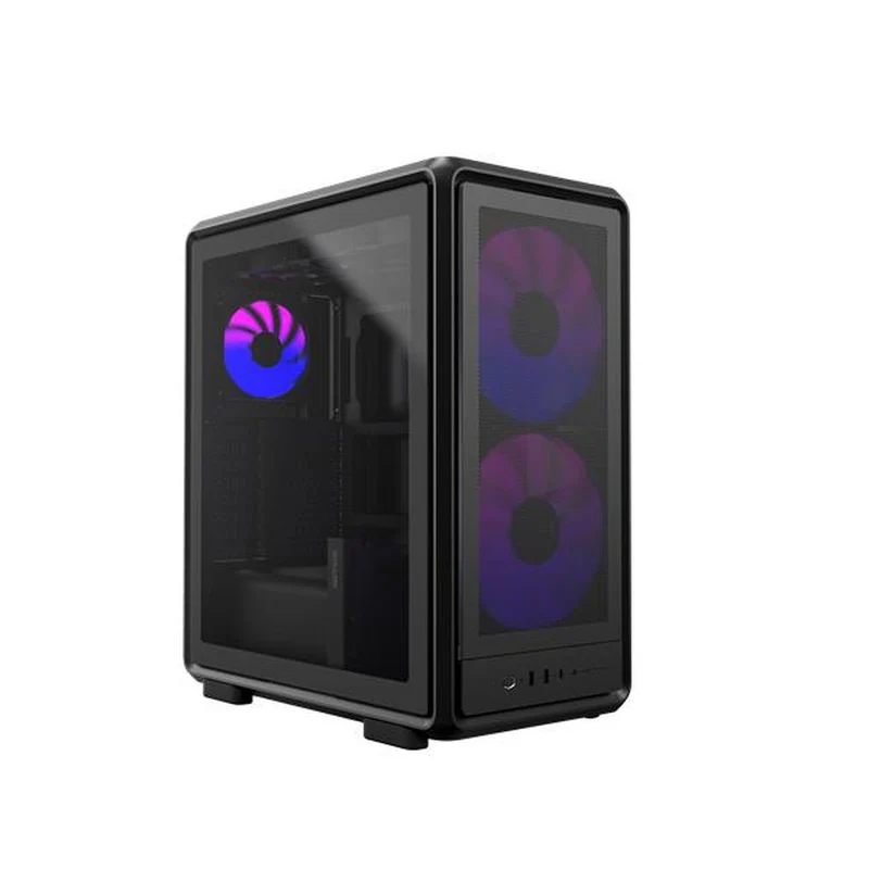 Cooler Master MasterFrame 500 Mesh Tempered Glass ATX Case (Black, Silver)