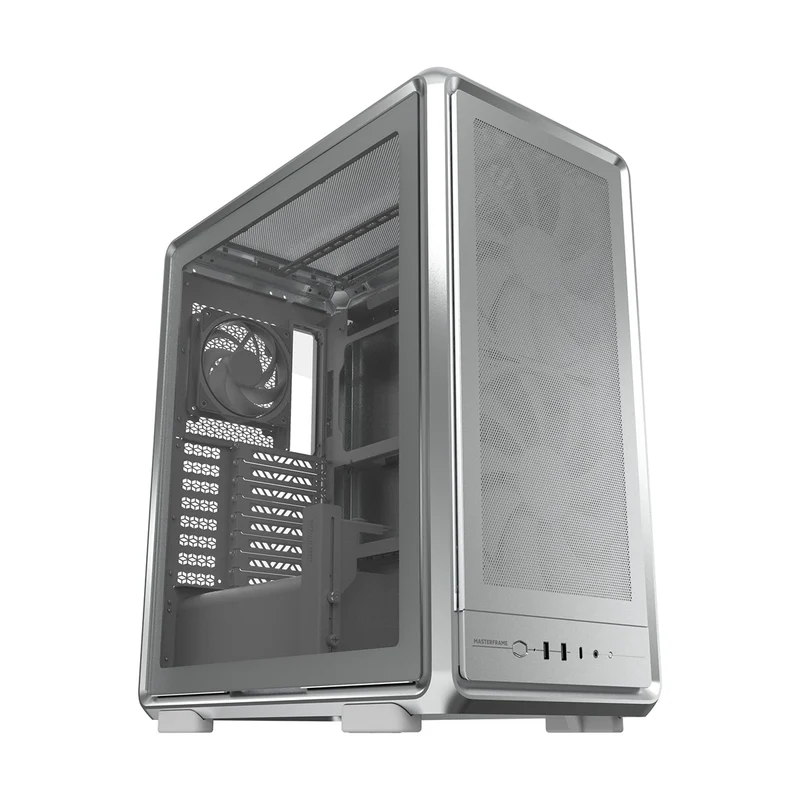 Cooler Master MasterFrame 500 Mesh Tempered Glass ATX Case (Black, Silver)