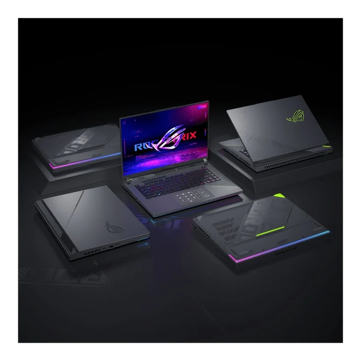 Asus ROG Strix G16 G614PP-RV078WSM Gaming Laptop (Eclipse Gray) | 16" FHD+ (1920x1200) | Ryzen 9 8940HX | 16GB RAM | 1TB SSD | RTX 5070 | Windows 11 Home | MS Office Home 2024 + MS 365 Basic + ROG Impact Gaming Mouse + ROG Backpack