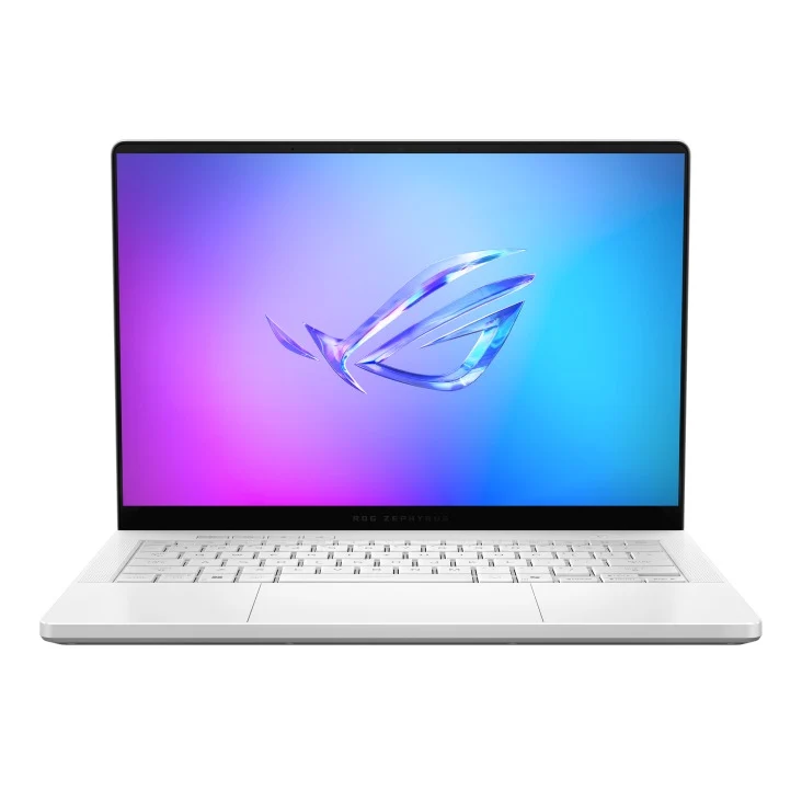 Asus ROG Zephyrus G14 GA403UH-QS046WSM Gaming Laptop (Platinum White) | 14" 3K (2880x1800) OLED 120Hz | Ryzen 9 270 | 16GB RAM | 1TB SSD | RTX 5050 GN22-X2 | Windows 11 Home | MS Office Home 2024 + MS 365 Basic + ROG Impact Gaming Mouse + G14 Sleeve