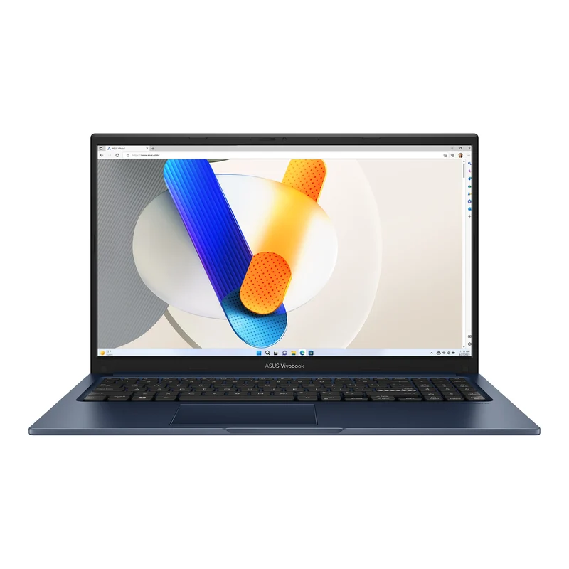Asus Vivobook 15 X1504VA-BQ3582WSM Laptop (Quiet Blue) | 15.6" FHD (1920x1080) IPS 60Hz | Core 5-120U | 16GB RAM | 512GB SSD | Intel Graphics (Shared) | Win11 Home | MS Office Home 2024 + MS 365 Basic + Asus AP4600 Backpack