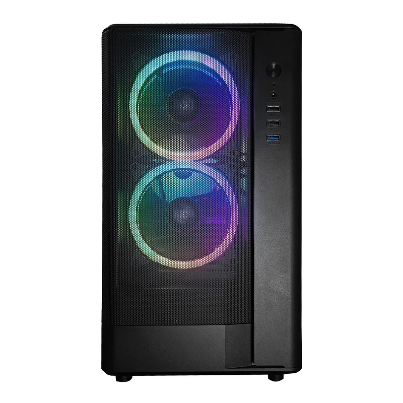 Alpha DB330M Mesh Black Desktop Gaming PC | Intel i5 12400F | 16GB RAM | 512GB SSD | GeForce RTX 4060 | Windows 11 Pro