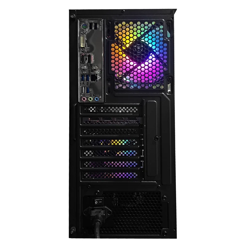 Alpha Cronus Black Desktop Gaming PC | AMD Ryzen 5 5600 | 16GB RAM | 512GB SSD with WiFi + Bluetooth | GeForce RTX 4060 | Windows 11 Pro