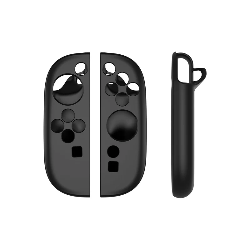 IINE Silicone Protective Case for Nintendo Switch 2 Joy-Con (Black, Orange/Blue) (L1088, L1089)