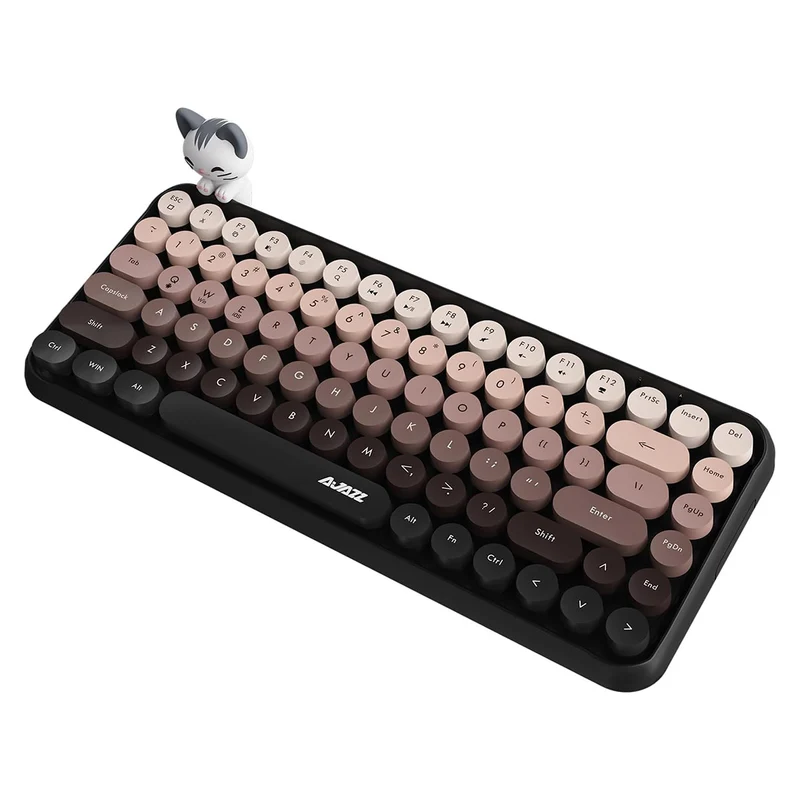 Ajazz 308I 84-Keys Bluetooth Wireless Membrane Keyboard (Bean Paste)