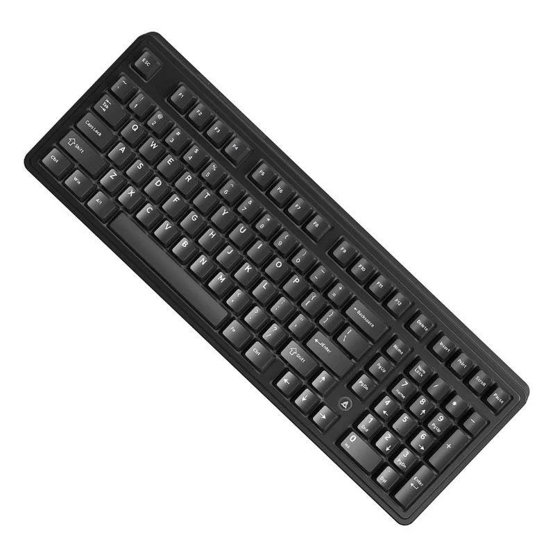 Ajazz AK980 Max RGB Wired 98-Keys Gasket-Mounted Hot-Swappable Mechanical Keyboard (Black) (Magnetic Grain Switch)