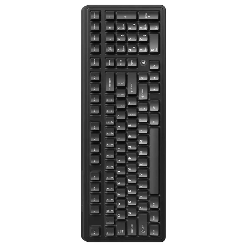 Ajazz AK980 Max RGB Wired 98-Keys Gasket-Mounted Hot-Swappable Mechanical Keyboard (Black) (Magnetic Grain Switch)