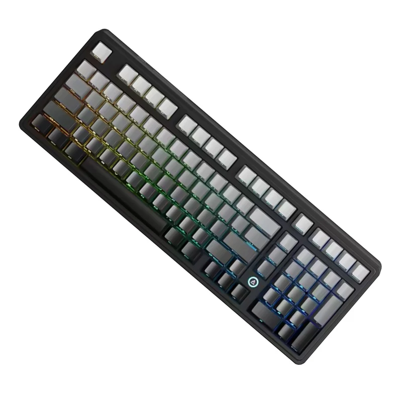 Ajazz AK980 Max RGB Wired 98-Keys Gasket-Mounted Hot-Swappable Mechanical Keyboard (Gradient Black/Grey) (Magnetic Powder Shaft Switch)