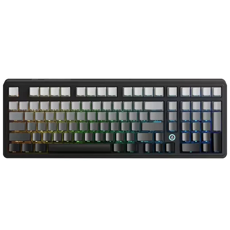 Ajazz AK980 Max RGB Wired 98-Keys Gasket-Mounted Hot-Swappable Mechanical Keyboard (Gradient Black/Grey) (Magnetic Powder Shaft Switch)