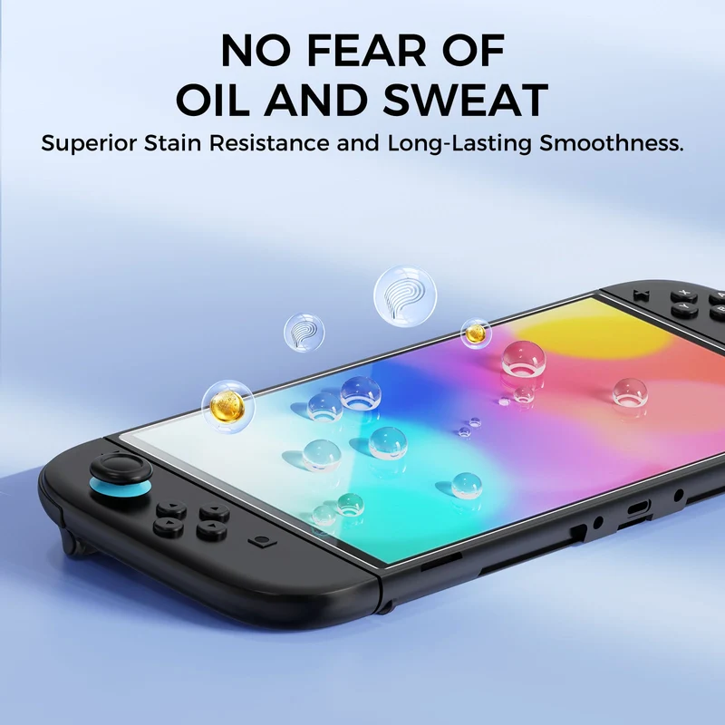 IINE High Transparency Tempered Glass 2-Pack with Dust-Removal Box for Nintendo Switch 2 (L1136)