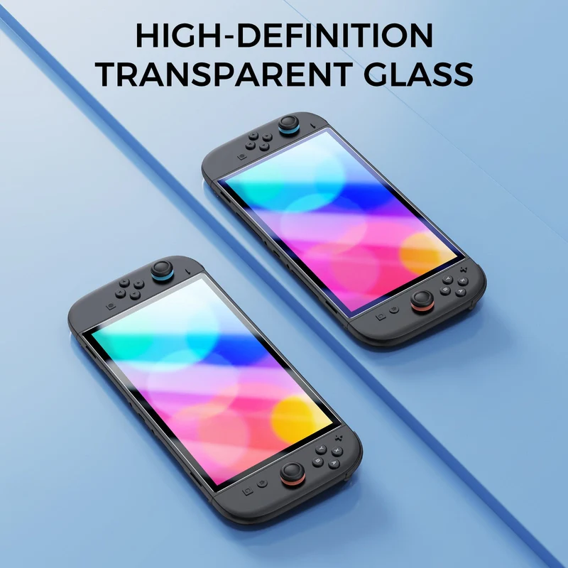 IINE High Transparency Tempered Glass 2-Pack with Dust-Removal Box for Nintendo Switch 2 (L1136)