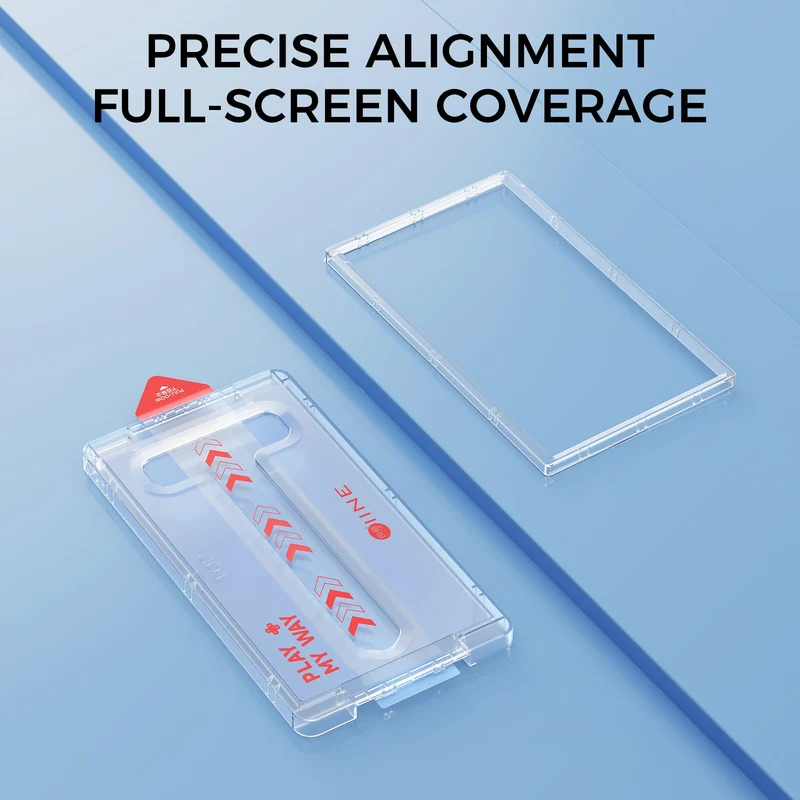 IINE High Transparency Tempered Glass 2-Pack with Dust-Removal Box for Nintendo Switch 2 (L1136)