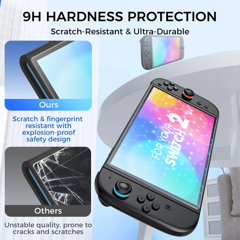 PMW High Transparency Tempered Glass for Nintendo Switch 2 (L1154)