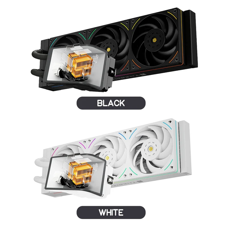 Thermalright Wonder Vision 360 UB ARGB AIO CPU Liquid Cooler (Black, White)