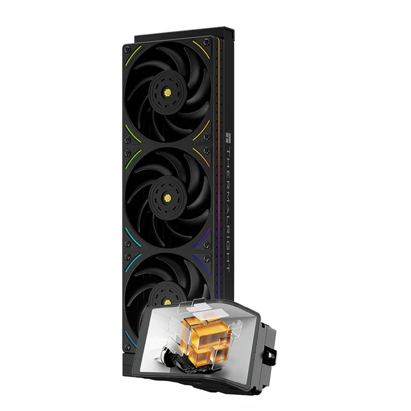 Thermalright Wonder Vision 360 UB ARGB AIO CPU Liquid Cooler (Black, White)