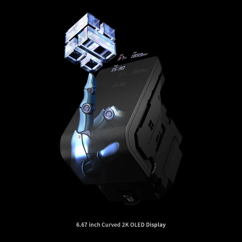 Thermalright Wonder Vision 360 UB ARGB AIO CPU Liquid Cooler (Black, White)