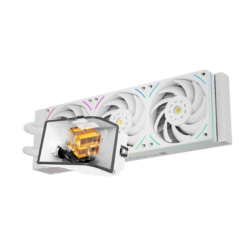 Thermalright Wonder Vision 360 UB ARGB AIO CPU Liquid Cooler (Black, White)