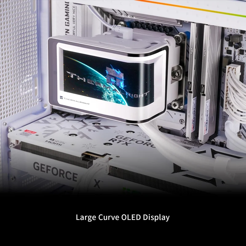 Thermalright Wonder Vision 360 UB ARGB AIO CPU Liquid Cooler (Black, White)