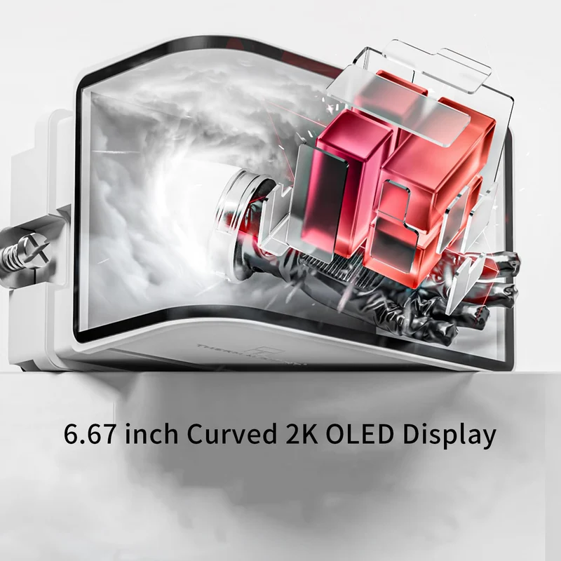 Thermalright Wonder Vision 360 UB ARGB AIO CPU Liquid Cooler (Black, White)