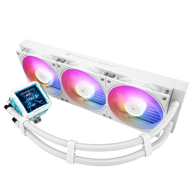 Thermalright Frozen Warframe Pro 360 ARGB AIO CPU Liquid Cooler (Black, White)