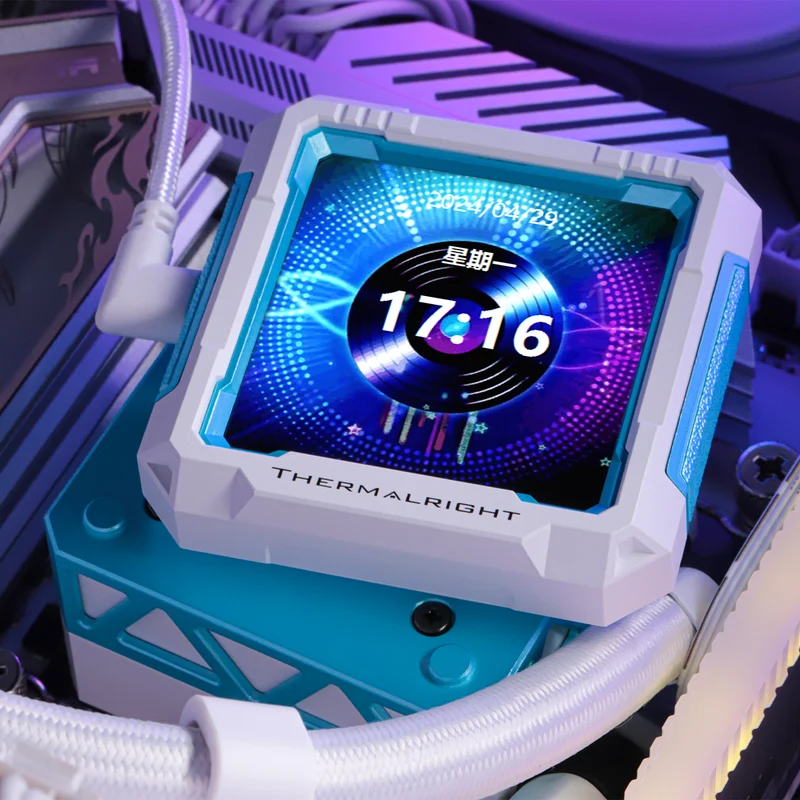 Thermalright Frozen Warframe Pro 360 ARGB AIO CPU Liquid Cooler (Black, White)