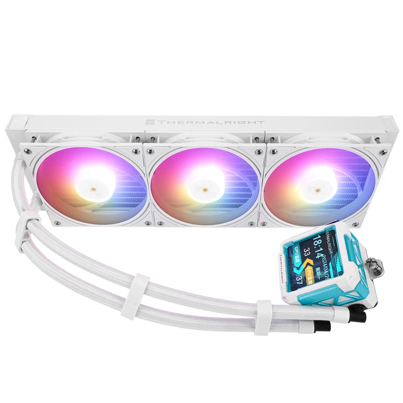 Thermalright Frozen Warframe Pro 360 ARGB AIO CPU Liquid Cooler (Black, White)