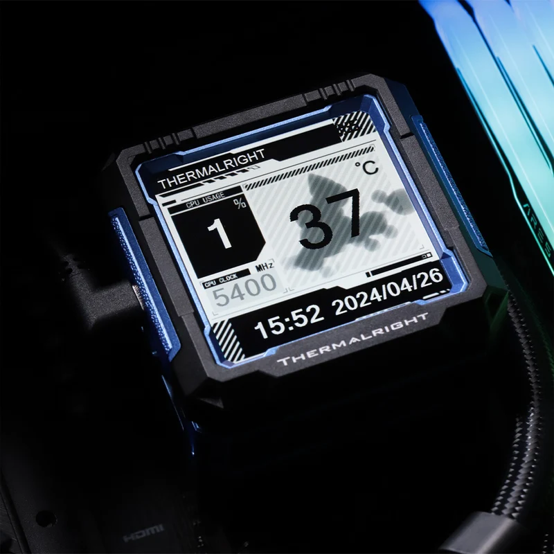 Thermalright Frozen Warframe Pro 360 Black AIO CPU Liquid Cooler