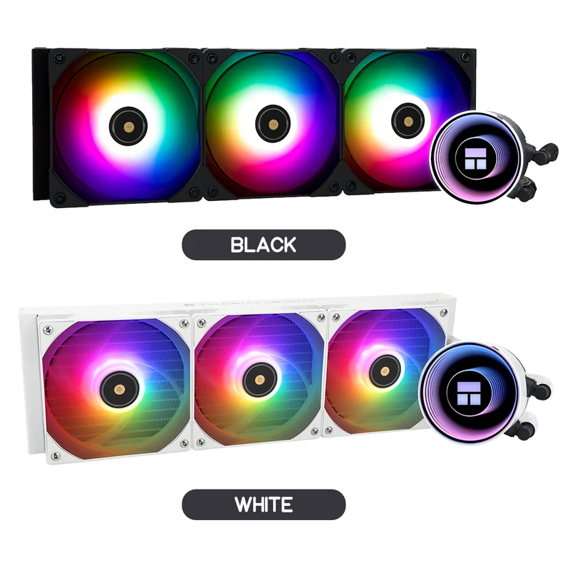 Thermalright Frozen Notte 360 ARGB V2 AIO CPU Liquid Cooler (Black, White)