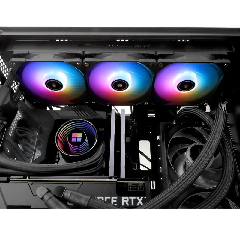 Thermalright Frozen Notte 360 ARGB V2 AIO CPU Liquid Cooler (Black, White)