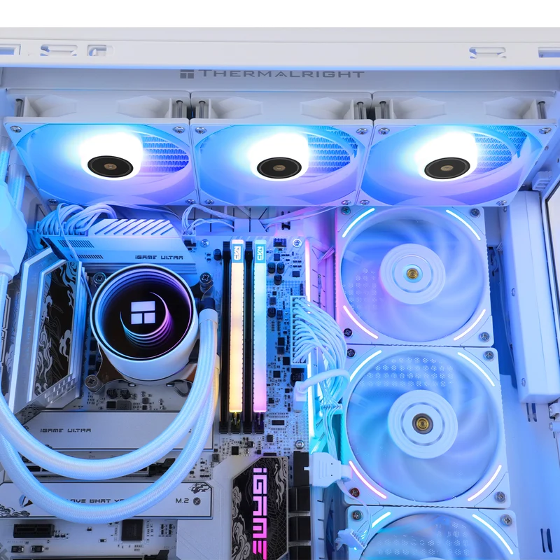 Thermalright Frozen Notte 360 ARGB V2 AIO CPU Liquid Cooler (Black, White)