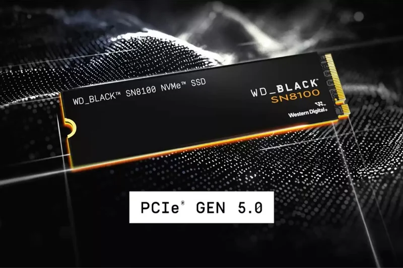 WD BLACK SN8100 NVMe PCIe Gen5 x4 M.2 2280 14900MB/s Read Speed Internal Gaming SSD - Without Heatsink (1TB, 2TB, 4TB)
